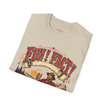 Fun! Fact! T-Shirt — Vintage Beer Drinker Graphic Tee