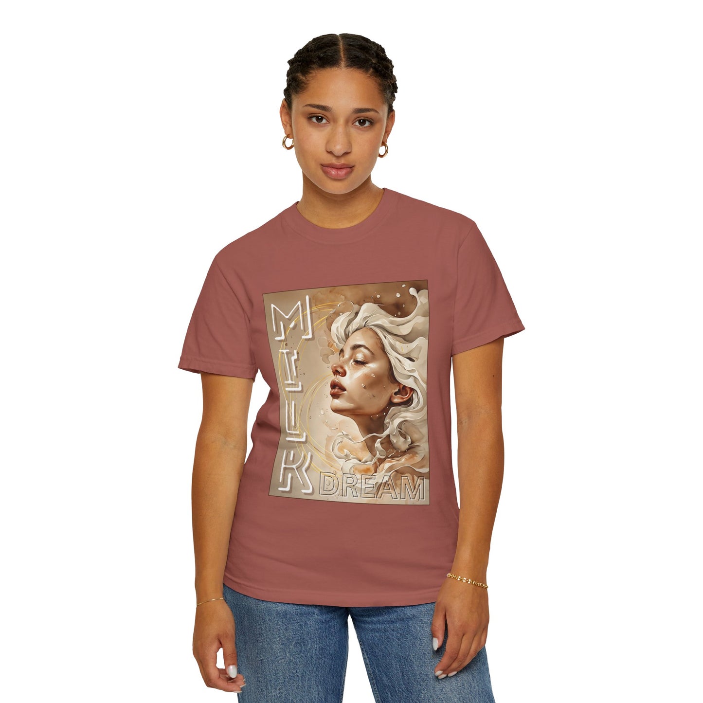 Dream Muse T-Shirt — Surreal Portrait Graphic Tee