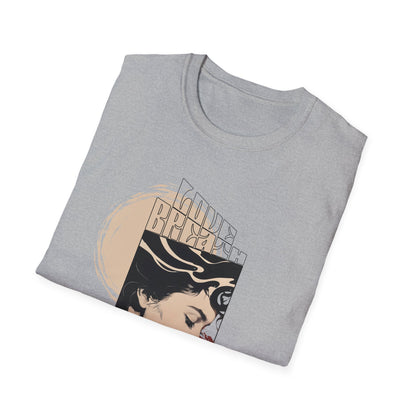 T-Shirt — Vintage Art Nouveau Woman Graphic Tee (Brave)