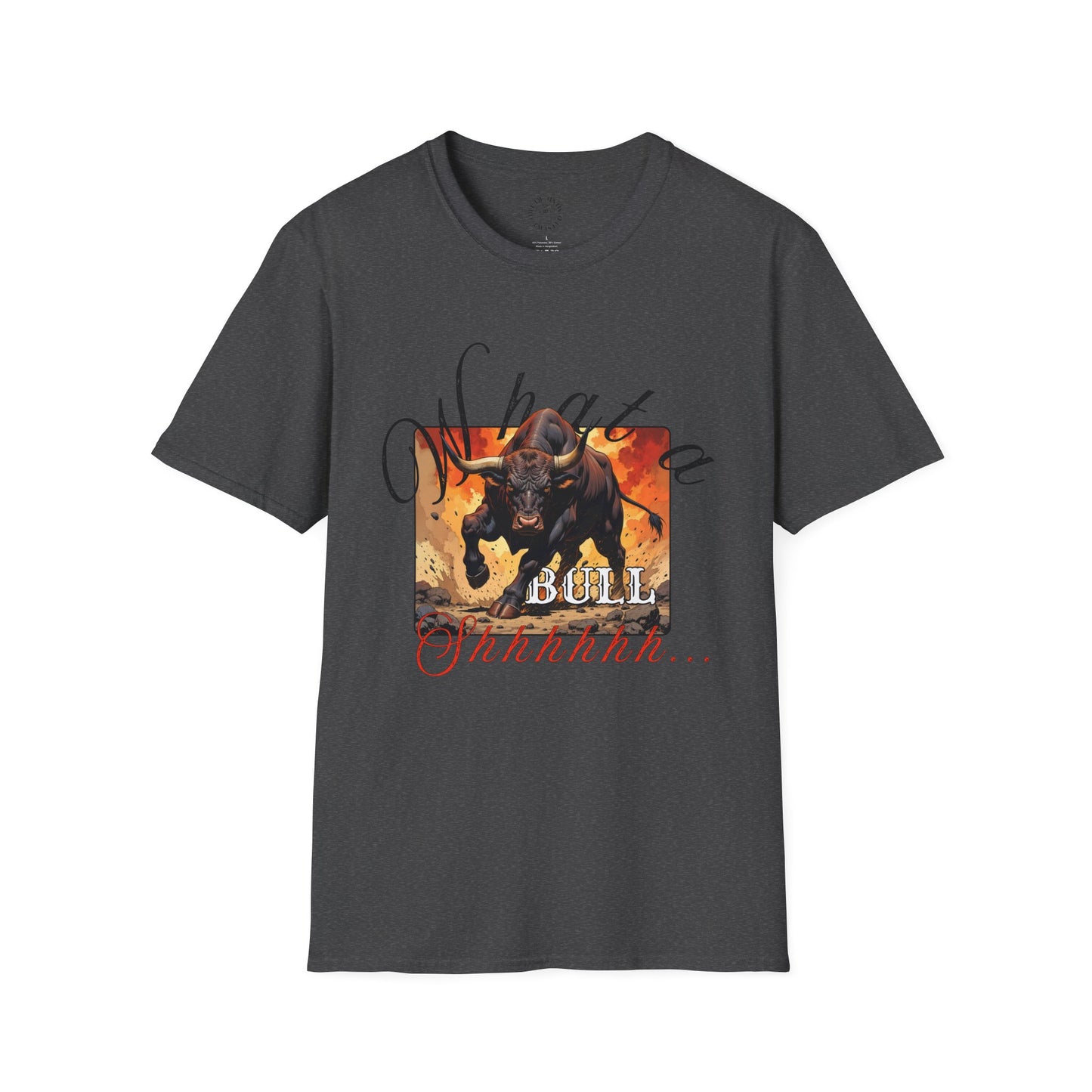 Unisex Bull Graphic T-Shirt - Fierce & Fun Fashion for Animal Lovers,bull