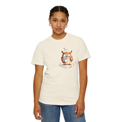 Where Am I? Owl Graphic T-Shirt