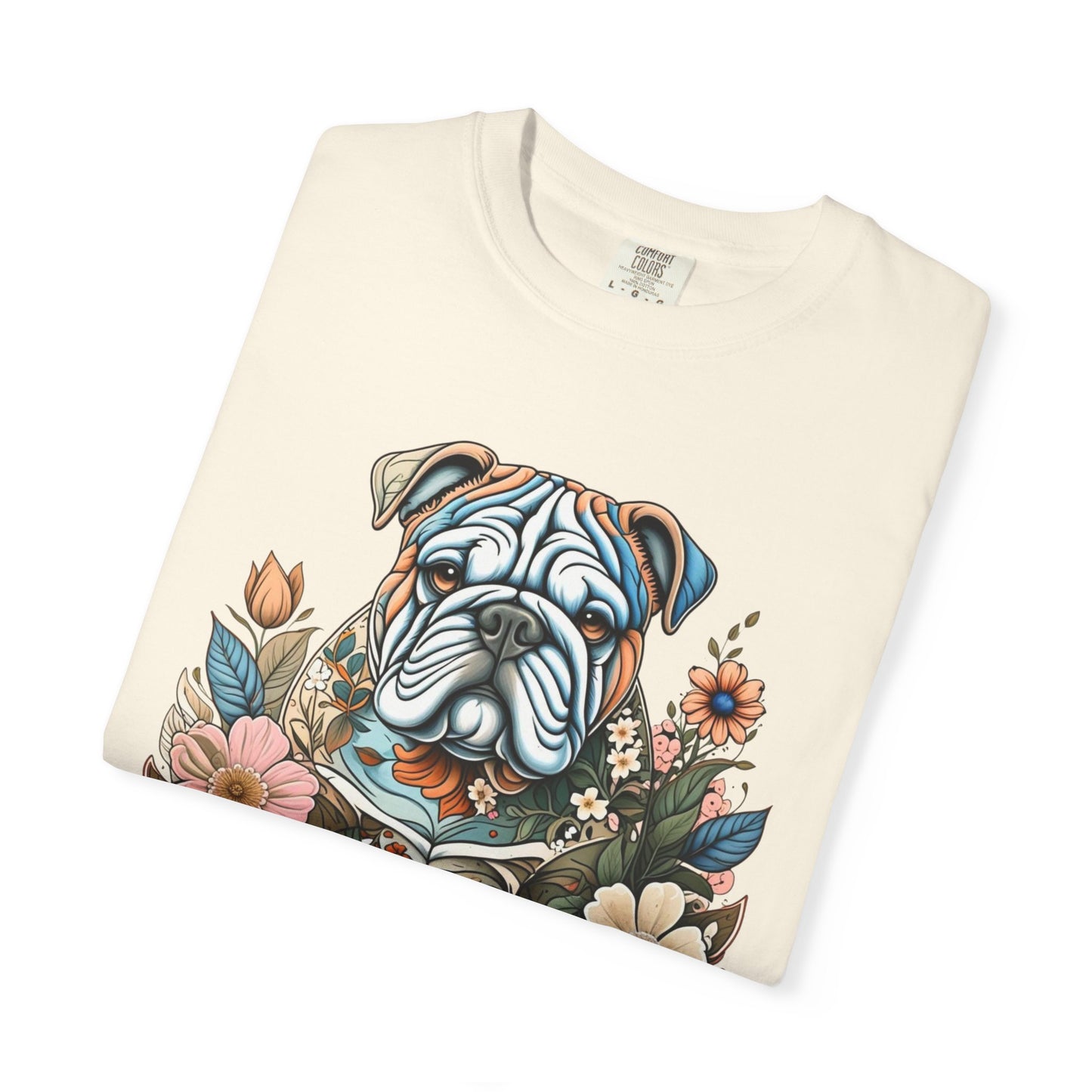 Pure Love Unisex Dog T-Shirt - Floral Graphic Tee for Pet Lovers