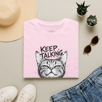 Keep Talking I'm Taking Notes Cat T‑Shirt