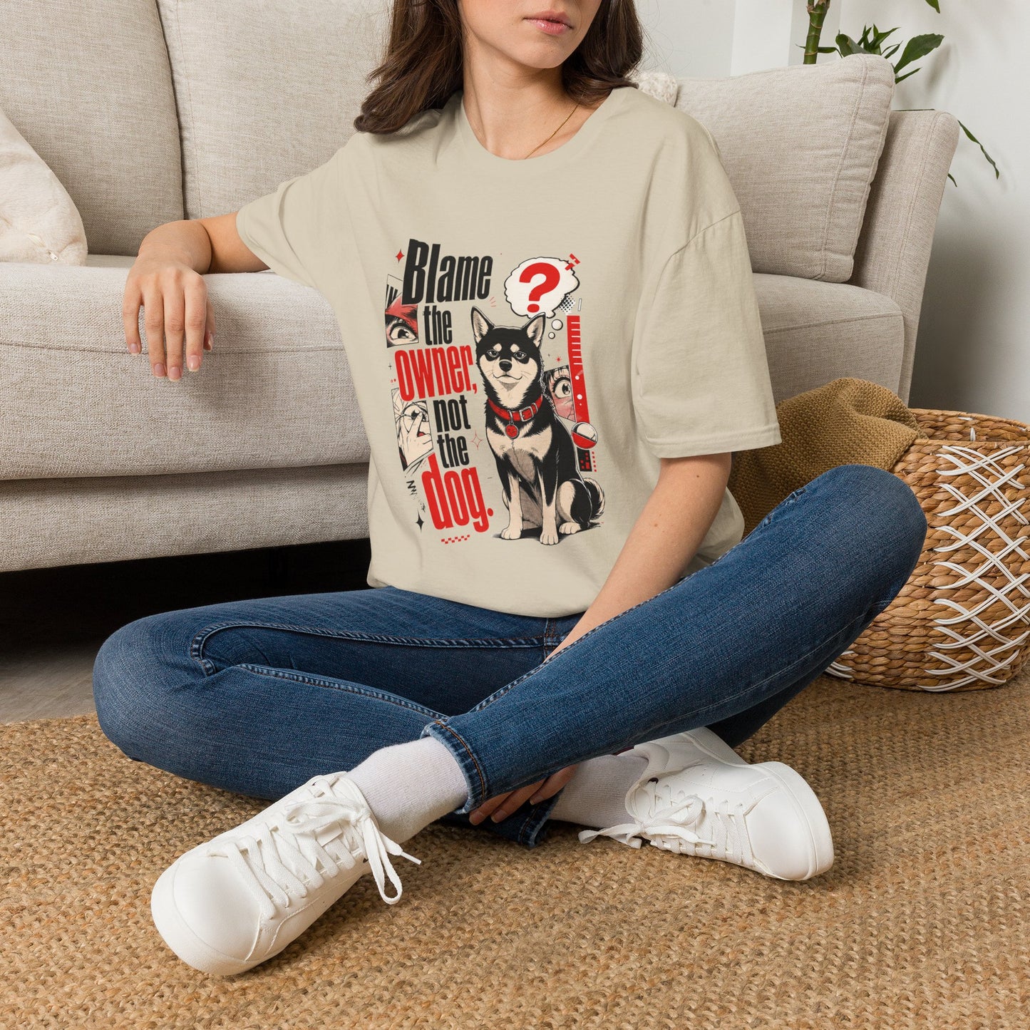 Blame the Owner Not the Dog T-Shirt