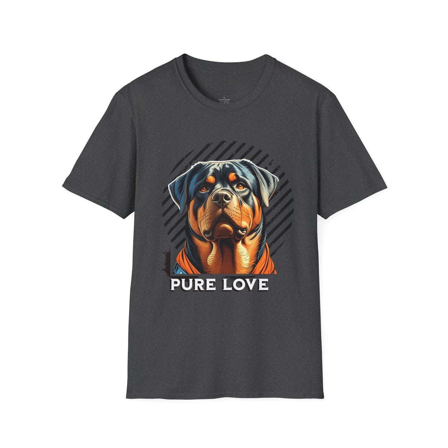 Pure Love Rottweiler Unisex Softstyle T-Shirt