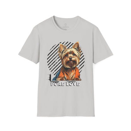Pure Love Yorkie Unisex Softstyle T-Shirt