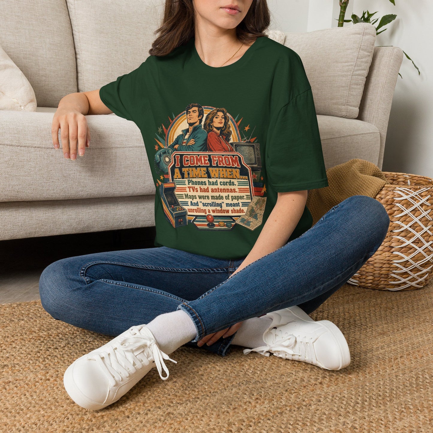 Vintage Road Trip T-Shirt — "I Come From A Time When" Retro Couple Graphic