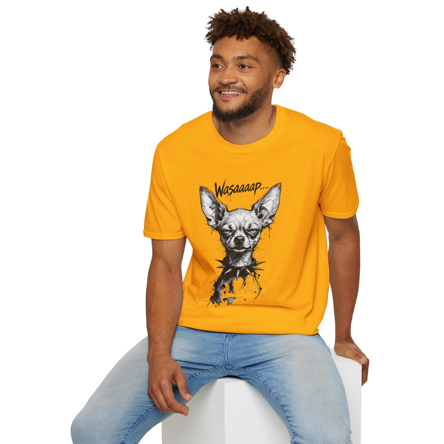 Chihuahua 'Wasaaaap' Graphic T-Shirt — Funny Dog Tee for Pet Lovers