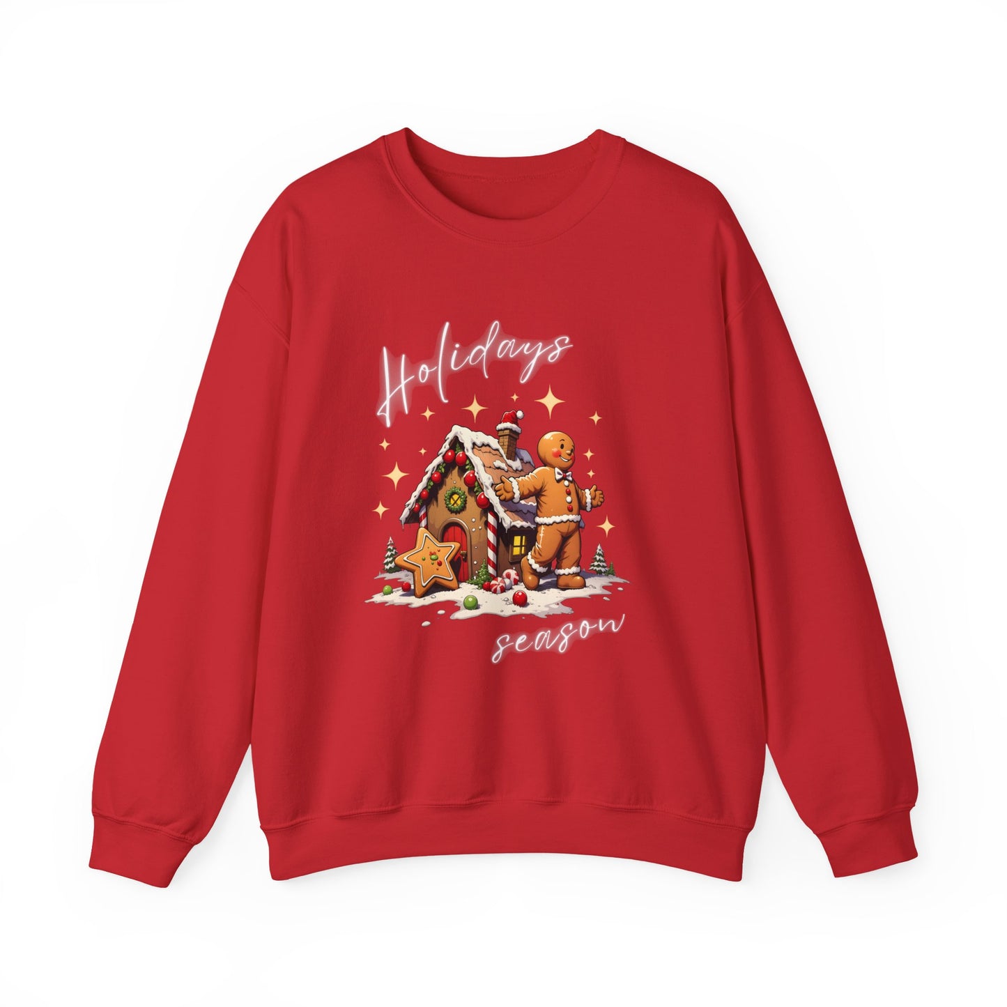 Holiday Season Gingerbread Crewneck Sweatshirt