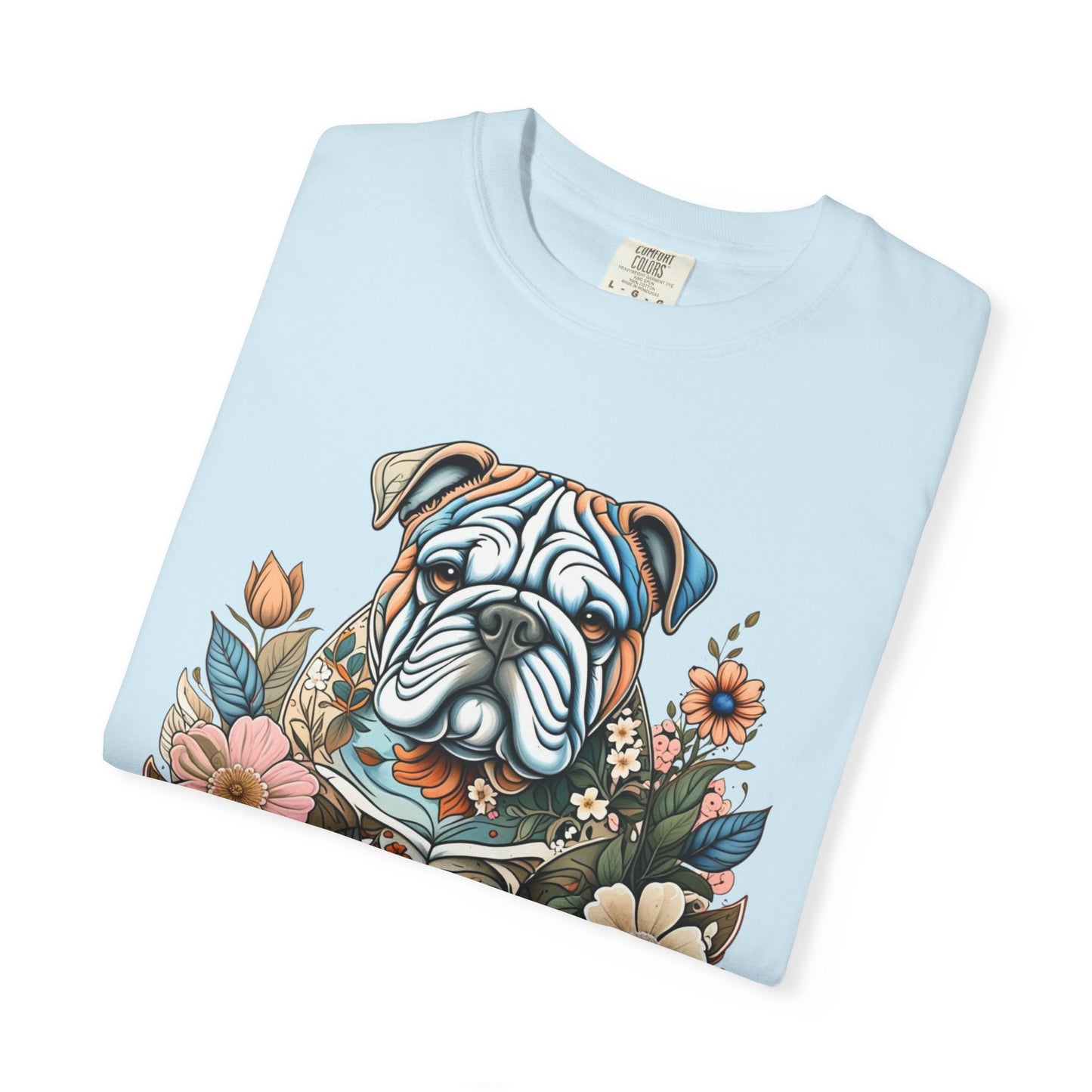 Pure Love Unisex Dog T-Shirt - Floral Graphic Tee for Pet Lovers