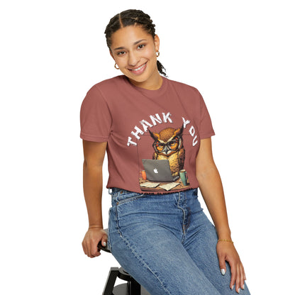 Owl 'Thank You, Not Interested' Graphic T-Shirt