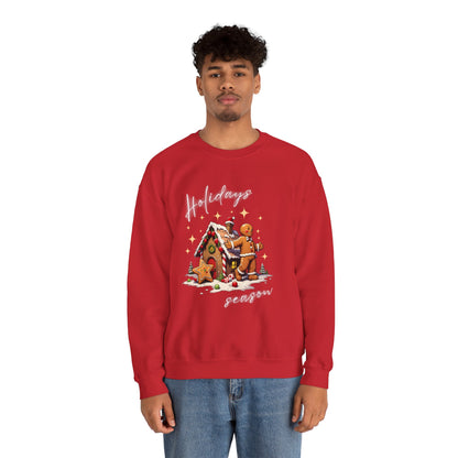 Holiday Season Gingerbread Crewneck Sweatshirt