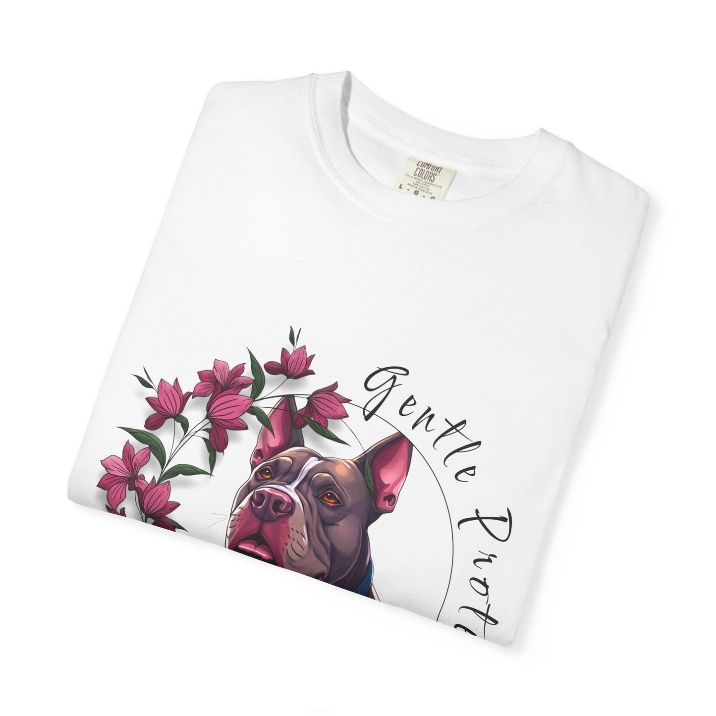 Gentle Protector Dog T-Shirt, Animal Lover Gift, Pet Memorial Tee, Casual Wear, Gift for Dog Owners, Nature T-Shirt