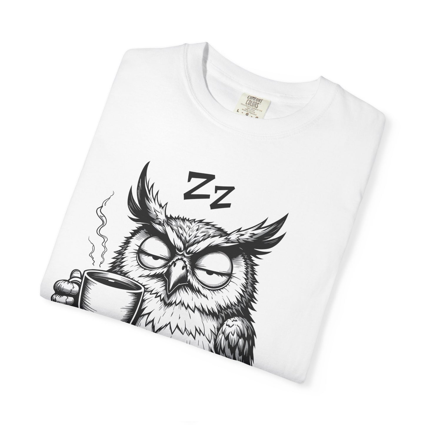 Stay Away Owl T-Shirt — Funny Coffee Owl Graphic Tee