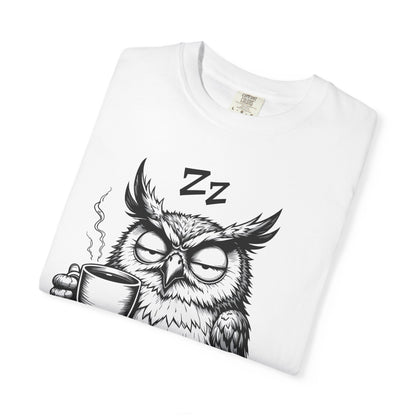 Stay Away Owl T-Shirt — Funny Coffee Owl Graphic Tee