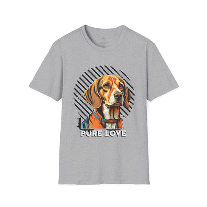Pure Love Beagle Unisex Softstyle T-Shirt