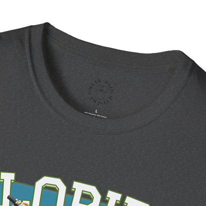 Florida Vibe Unisex Softstyle T-Shirt | Relaxed Fit Graphic Tee for Casual Days, Summer and Travel,florida,sport,golf