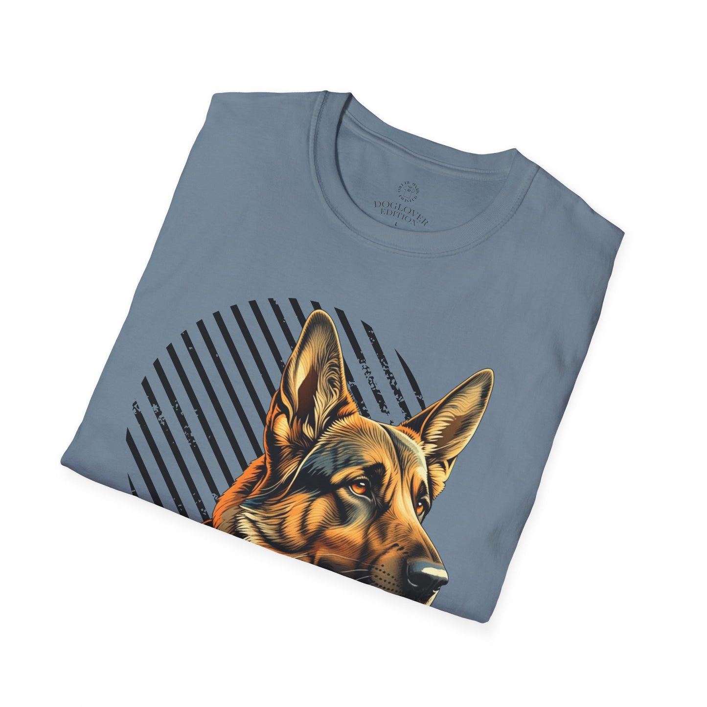 German Shepherd Pure Love Unisex Softstyle T-Shirt .dog