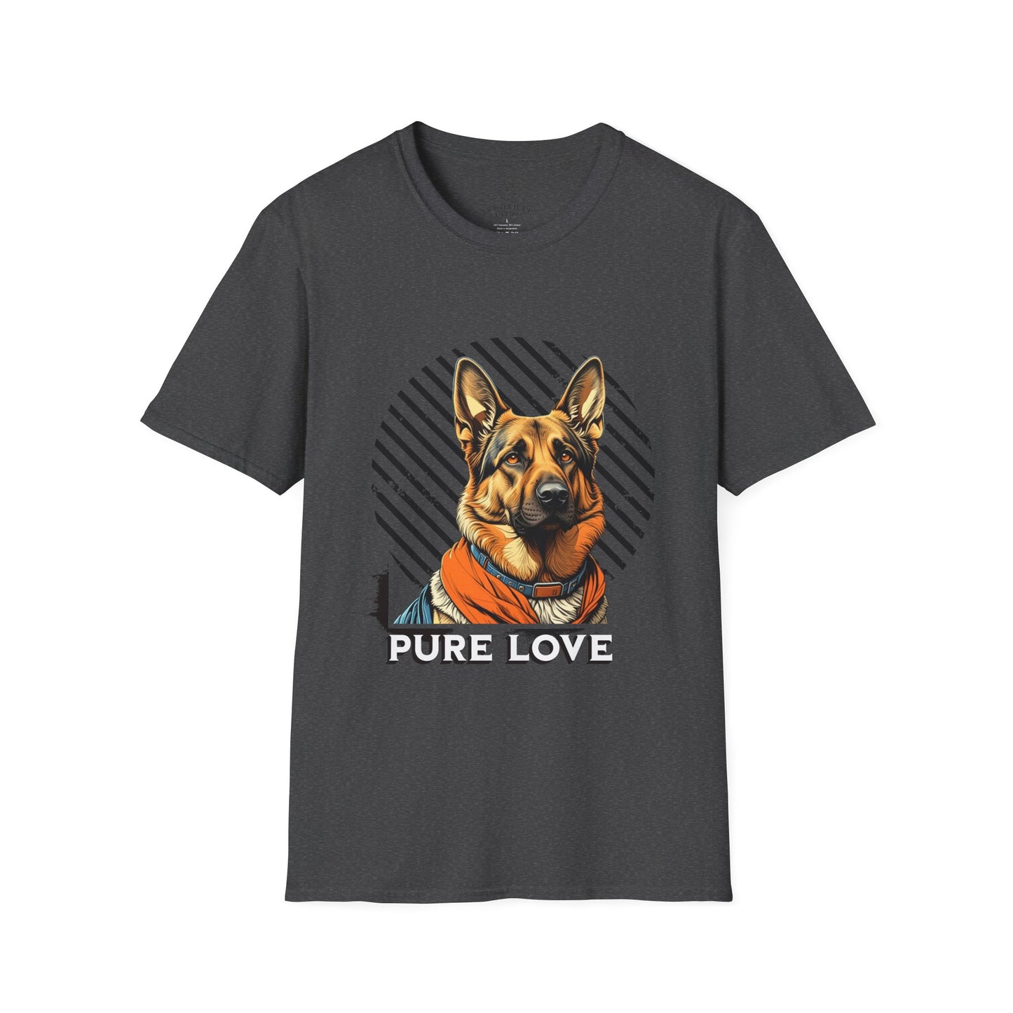 Pure Love Dog Art Unisex T-Shirt - Perfect Gift for Dog Lovers