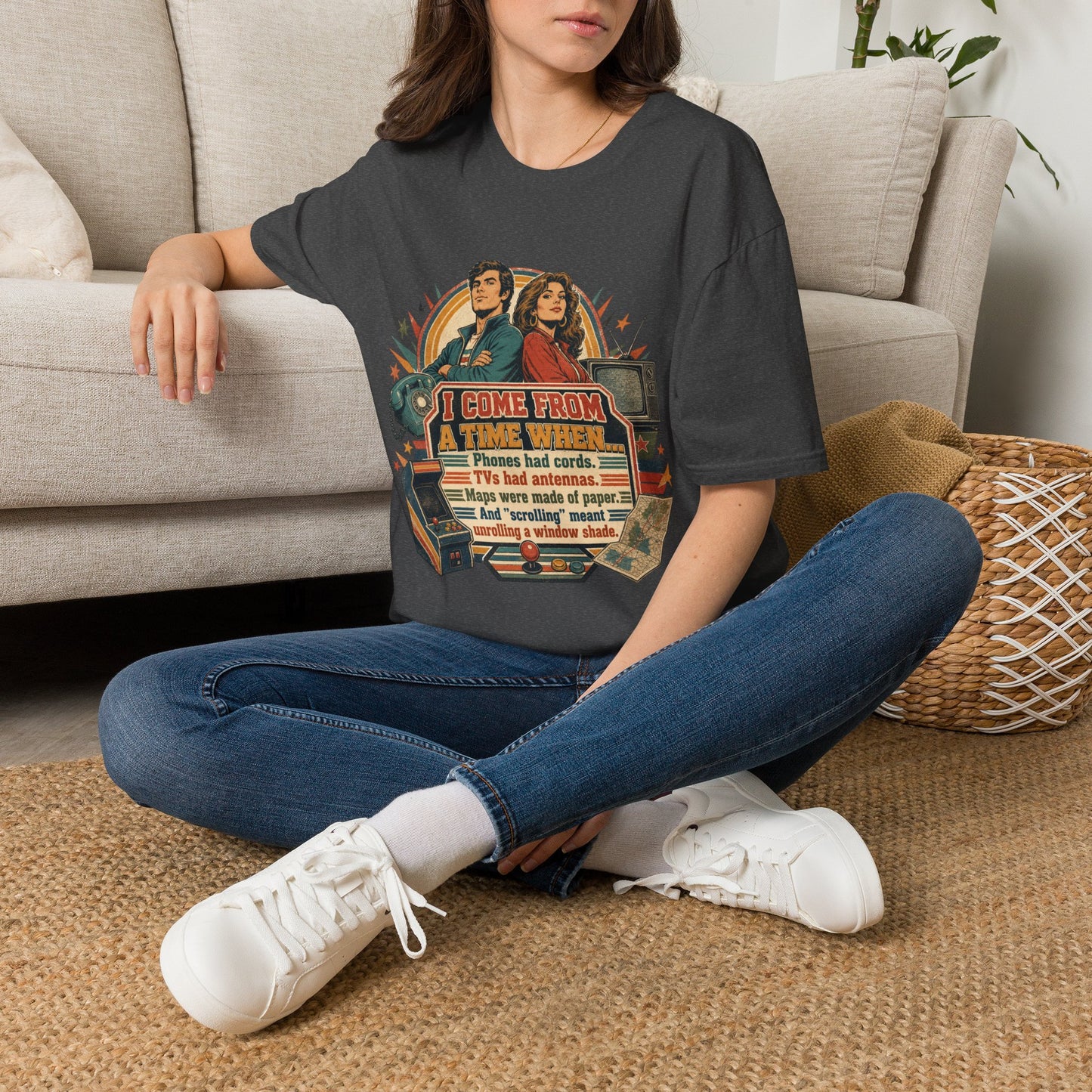 Vintage Road Trip T-Shirt — "I Come From A Time When" Retro Couple Graphic