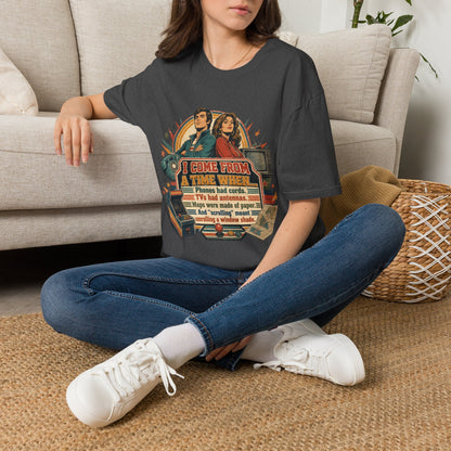 Vintage Road Trip T-Shirt — "I Come From A Time When" Retro Couple Graphic