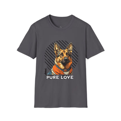 Pure Love Dog Art Unisex T-Shirt - Perfect Gift for Dog Lovers