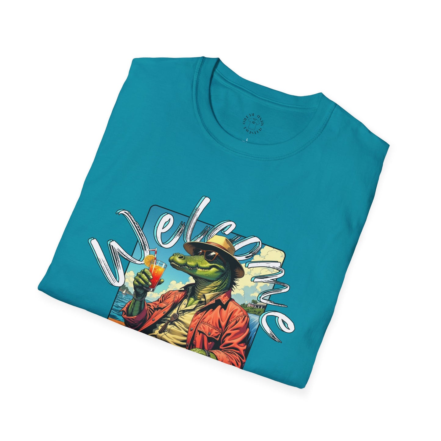 Welcome to Florida Graphic Unisex Softstyle T-Shirt, florida,gator