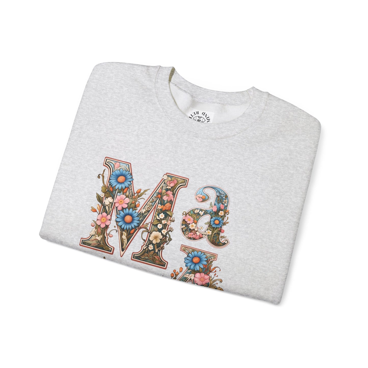 Unisex Heavy Blend™ Crewneck Sweatshirt,mother day gift, mama ,flower