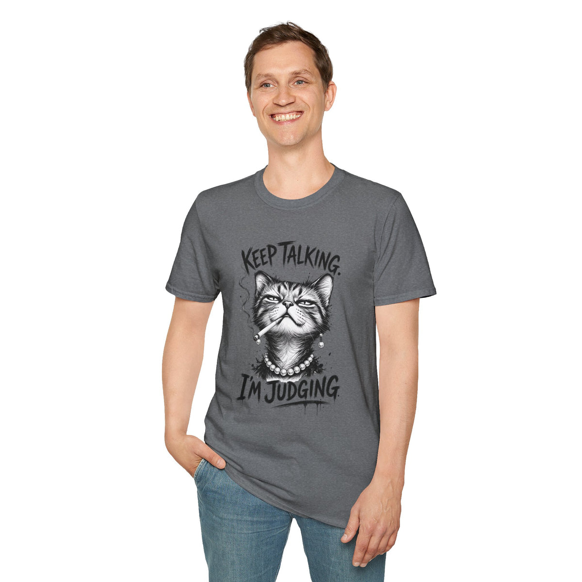 Keep Talking, I'm Judging Cat T-Shirt