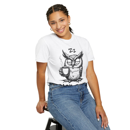 Stay Away Owl T-Shirt — Funny Coffee Owl Graphic Tee