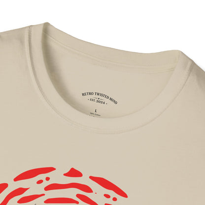 Doberman Graphic T-Shirt — Red Halo 'Bandit' Design