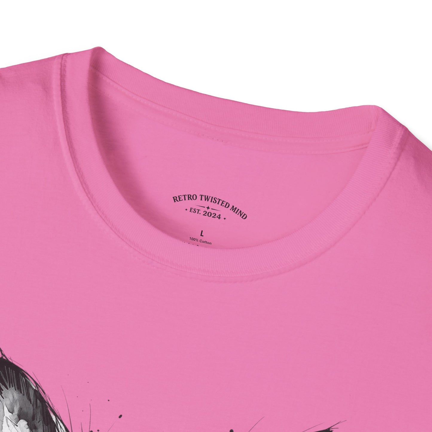 Chihuahua Portrait T‑Shirt — Expressive Black & White Dog Art Tee