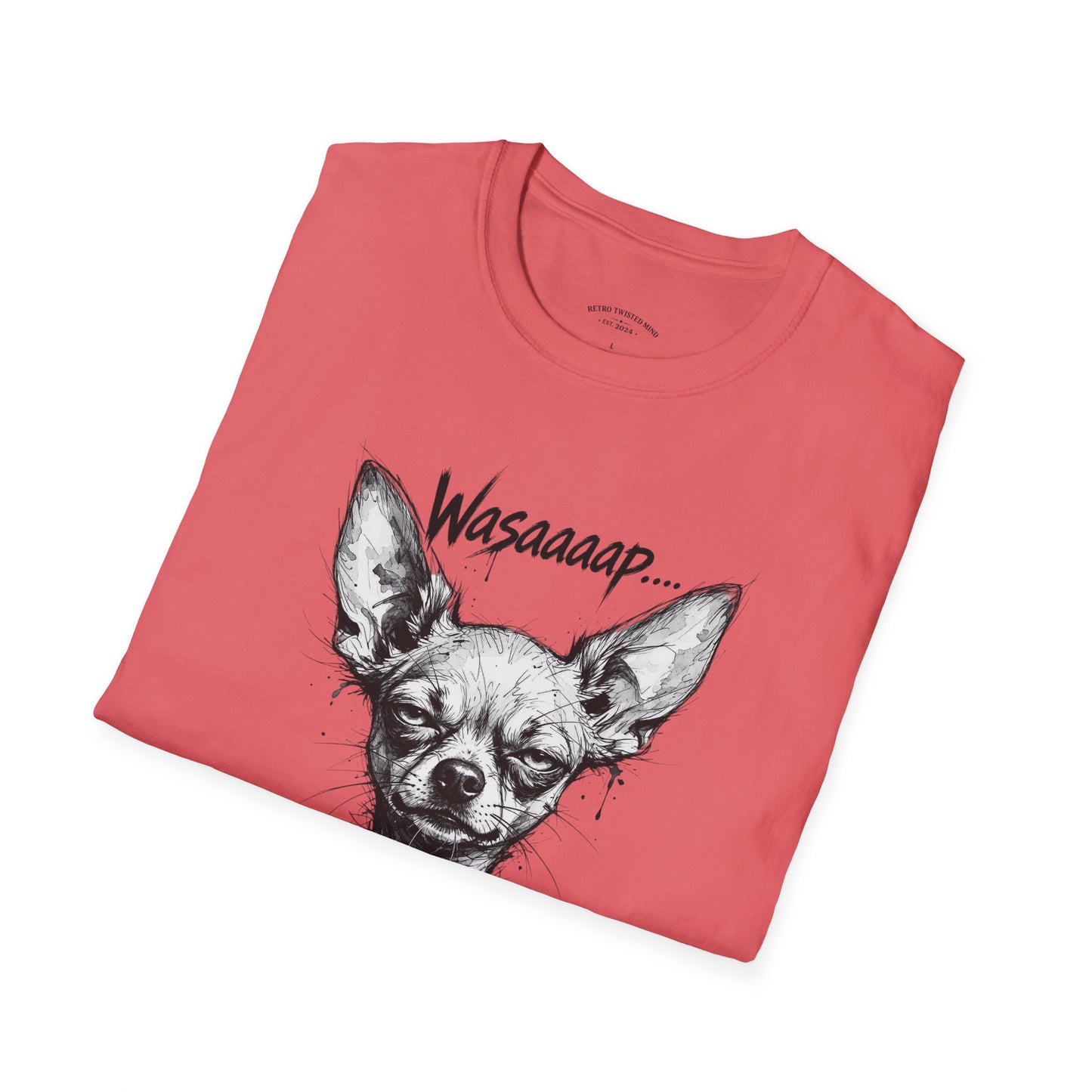 Chihuahua 'Wasaaaap' Graphic T-Shirt — Funny Dog Tee for Pet Lovers