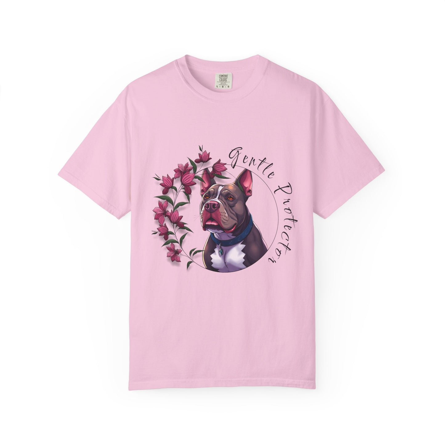 Gentle Protector Dog T-Shirt, Animal Lover Gift, Pet Memorial Tee, Casual Wear, Gift for Dog Owners, Nature T-Shirt