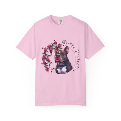 Gentle Protector Dog T-Shirt, Animal Lover Gift, Pet Memorial Tee, Casual Wear, Gift for Dog Owners, Nature T-Shirt