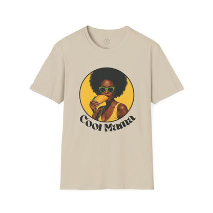 Cool Mama Unisex Softstyle T-Shirt - Fun & Funky Graphic Tee for Moms,mom