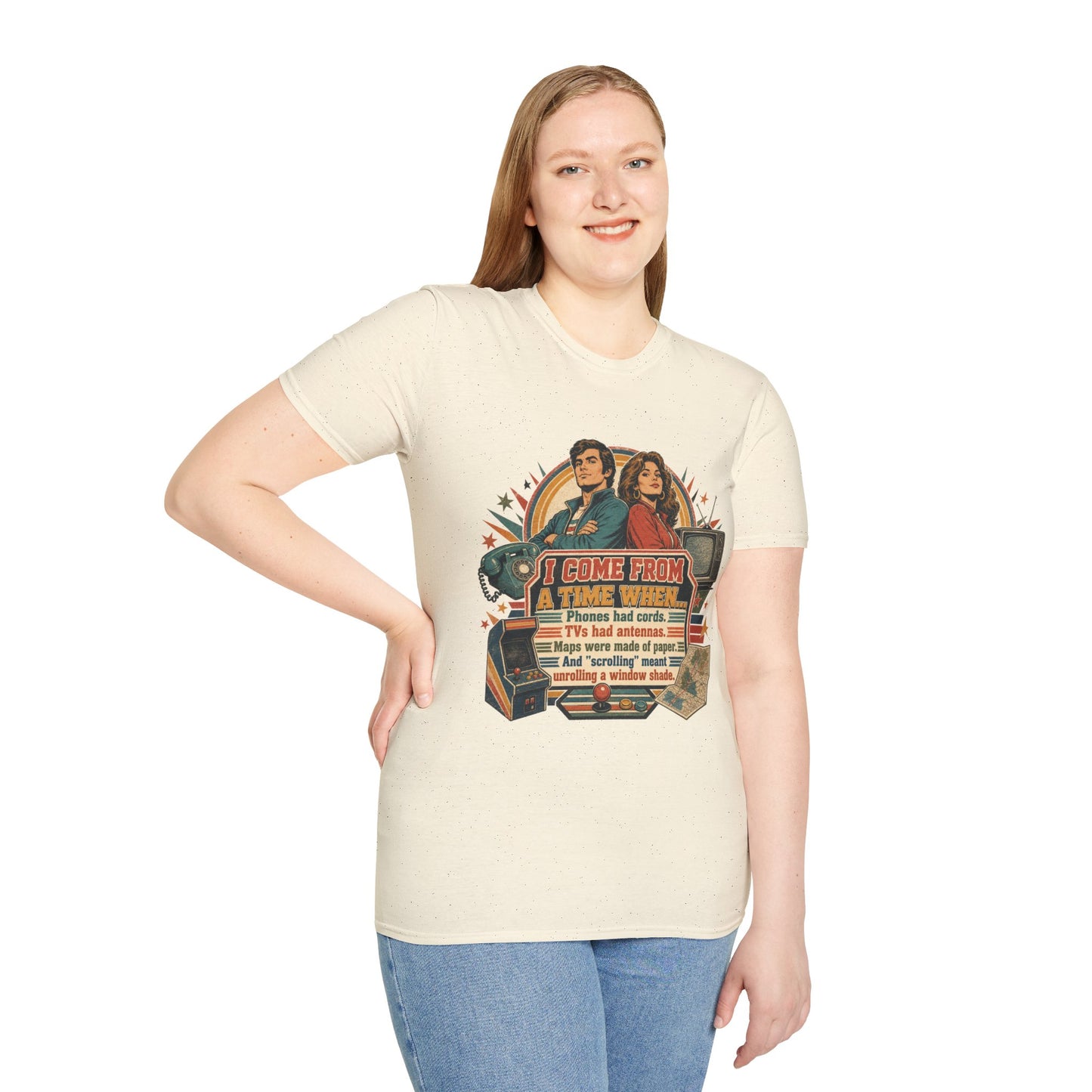 Vintage Road Trip T-Shirt — "I Come From A Time When" Retro Couple Graphic