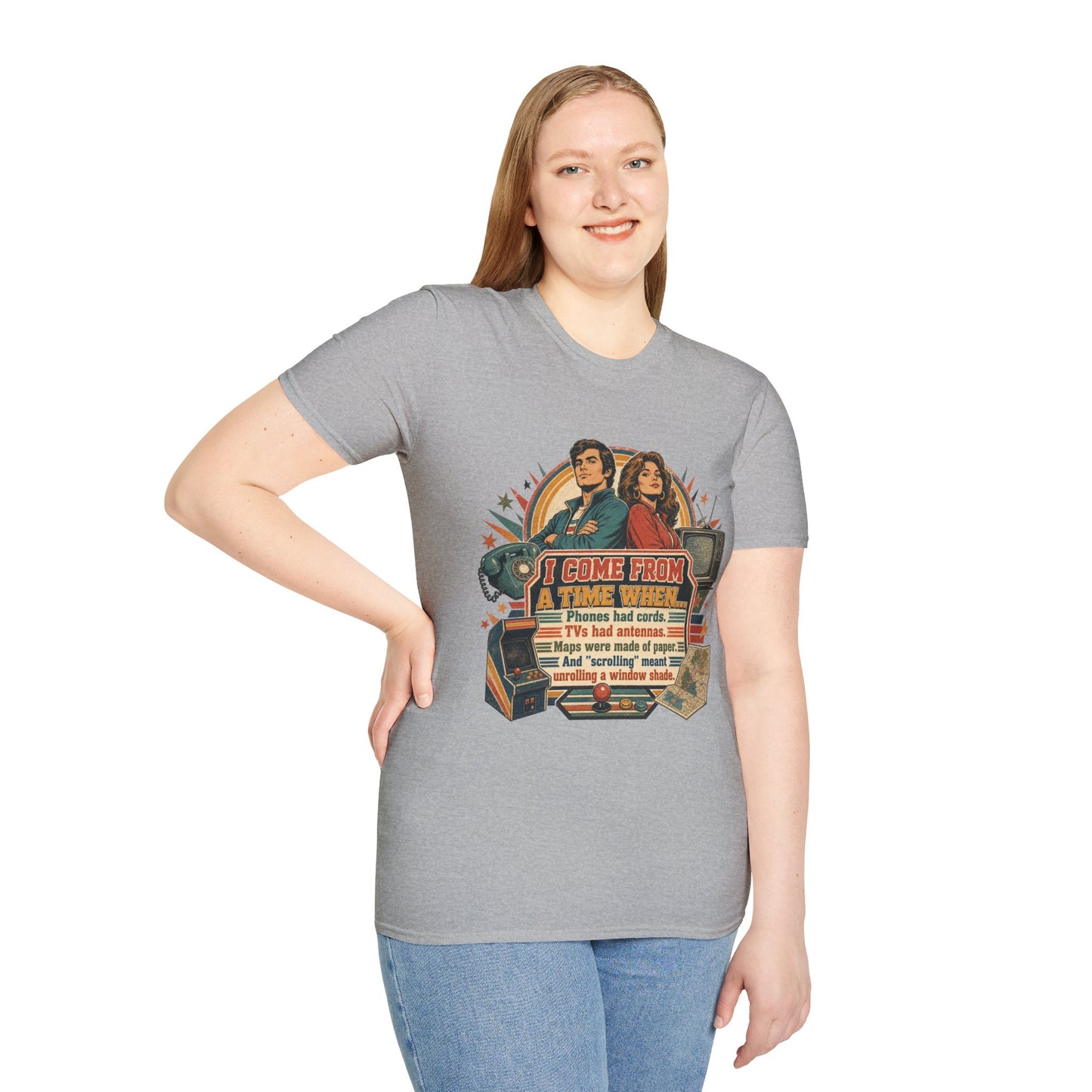 Vintage Road Trip T-Shirt — "I Come From A Time When" Retro Couple Graphic
