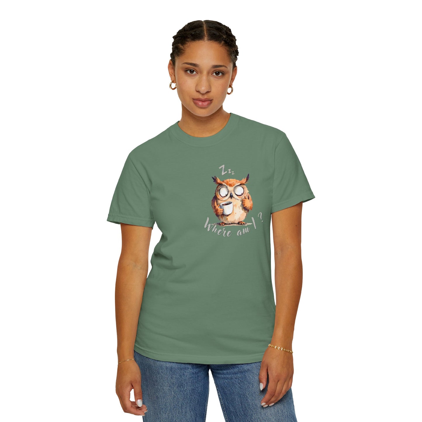 Where Am I? Owl Graphic T-Shirt