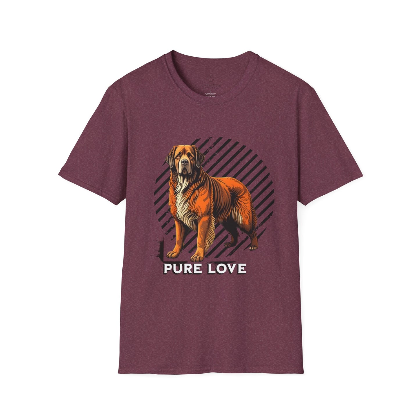 Pure Love Dog Unisex Softstyle T-Shirt - Perfect Gift for Pet Lovers