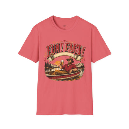 Fun! Fact! T-Shirt — Vintage Beer Drinker Graphic Tee