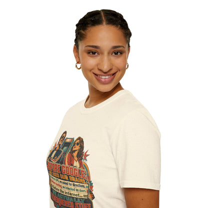 Before Google T-Shirt — Retro Vintage "We Used Our Brains" Graphic Tee