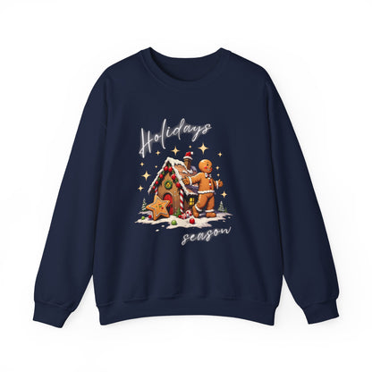 Holiday Season Gingerbread Crewneck Sweatshirt