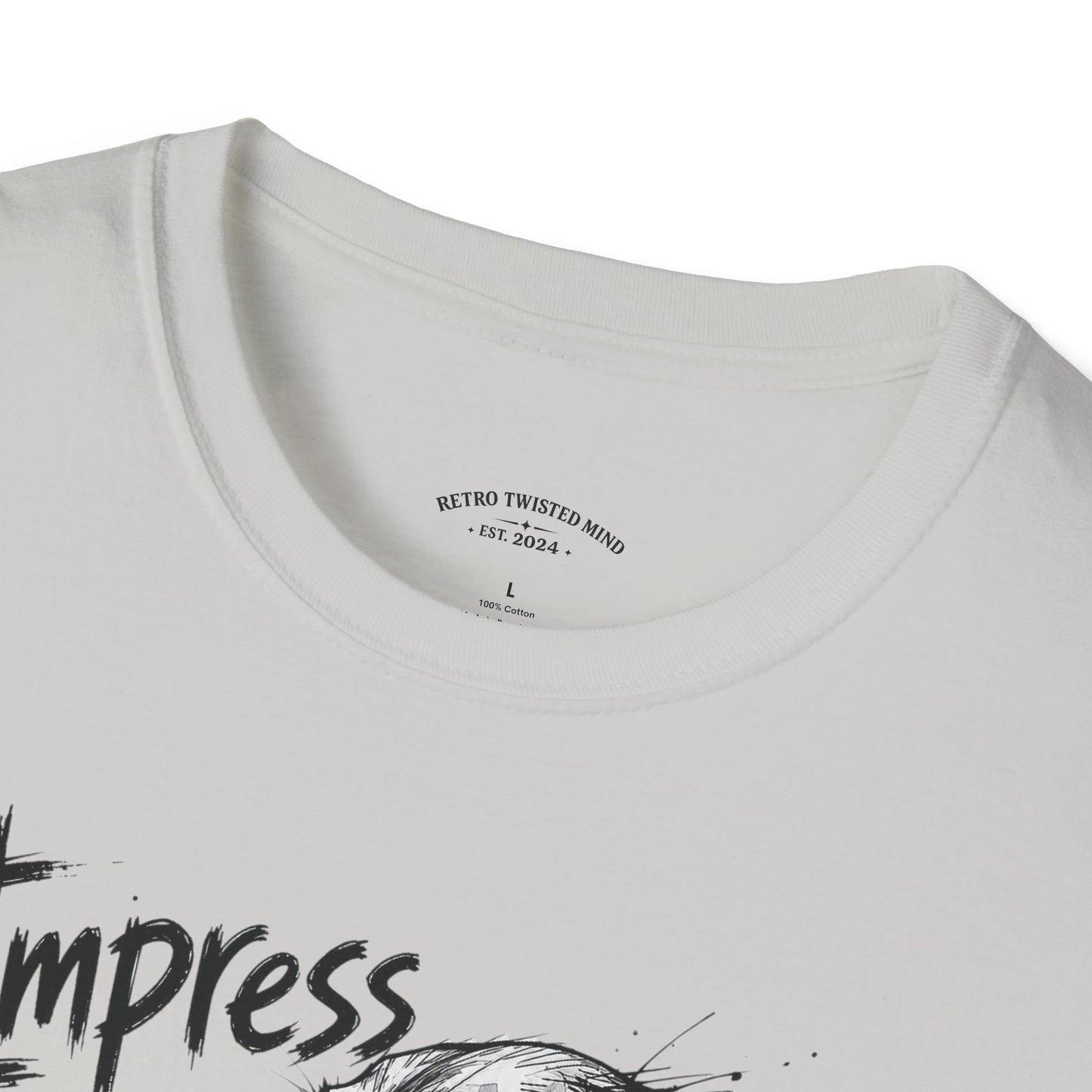 Dachshund Graphic Tee — "Impress Me. I'll Wait" Dog Lover T-Shirt