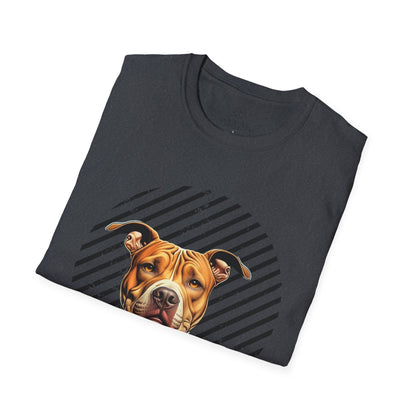 Pure Love Unisex Softstyle T-Shirt - Pitbull Design