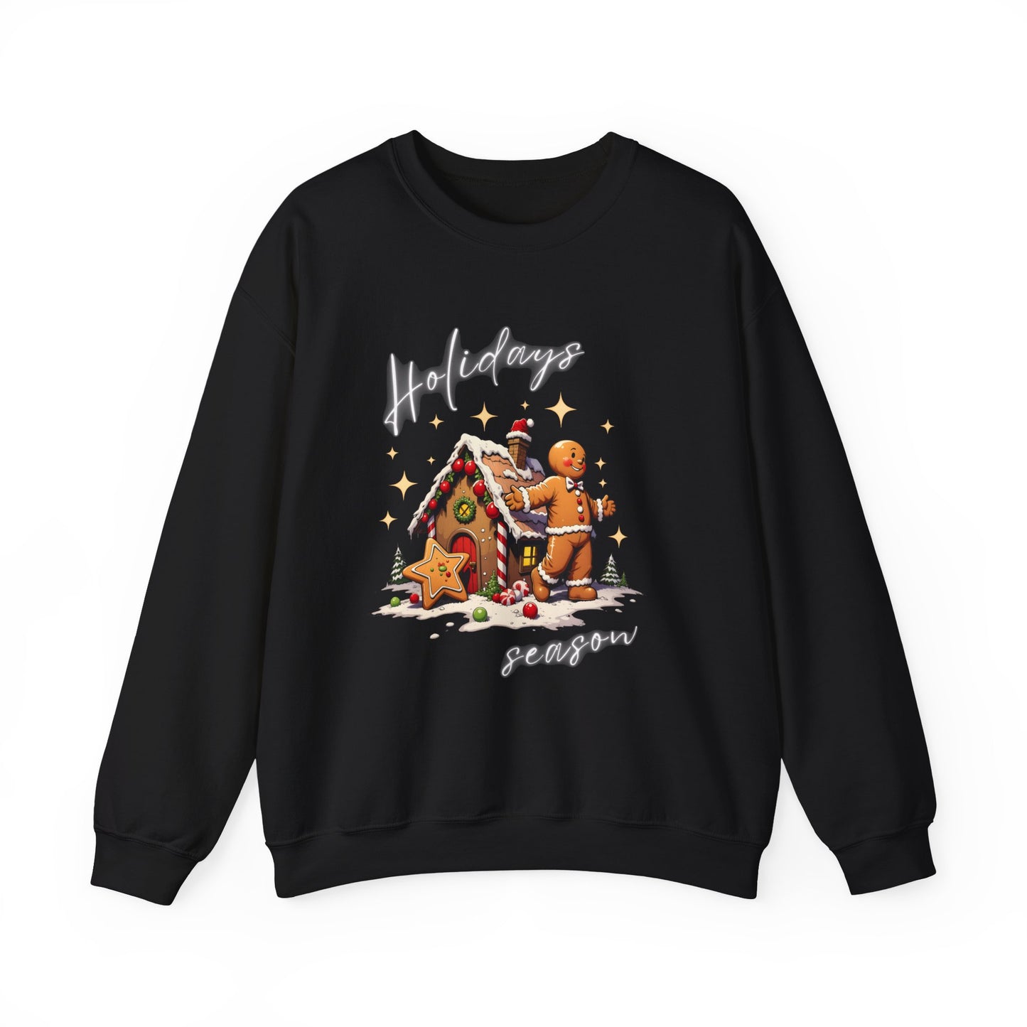 Holiday Season Gingerbread Crewneck Sweatshirt