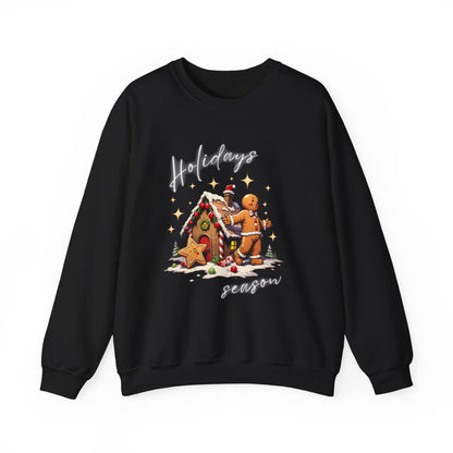 Holiday Season Gingerbread Crewneck Sweatshirt