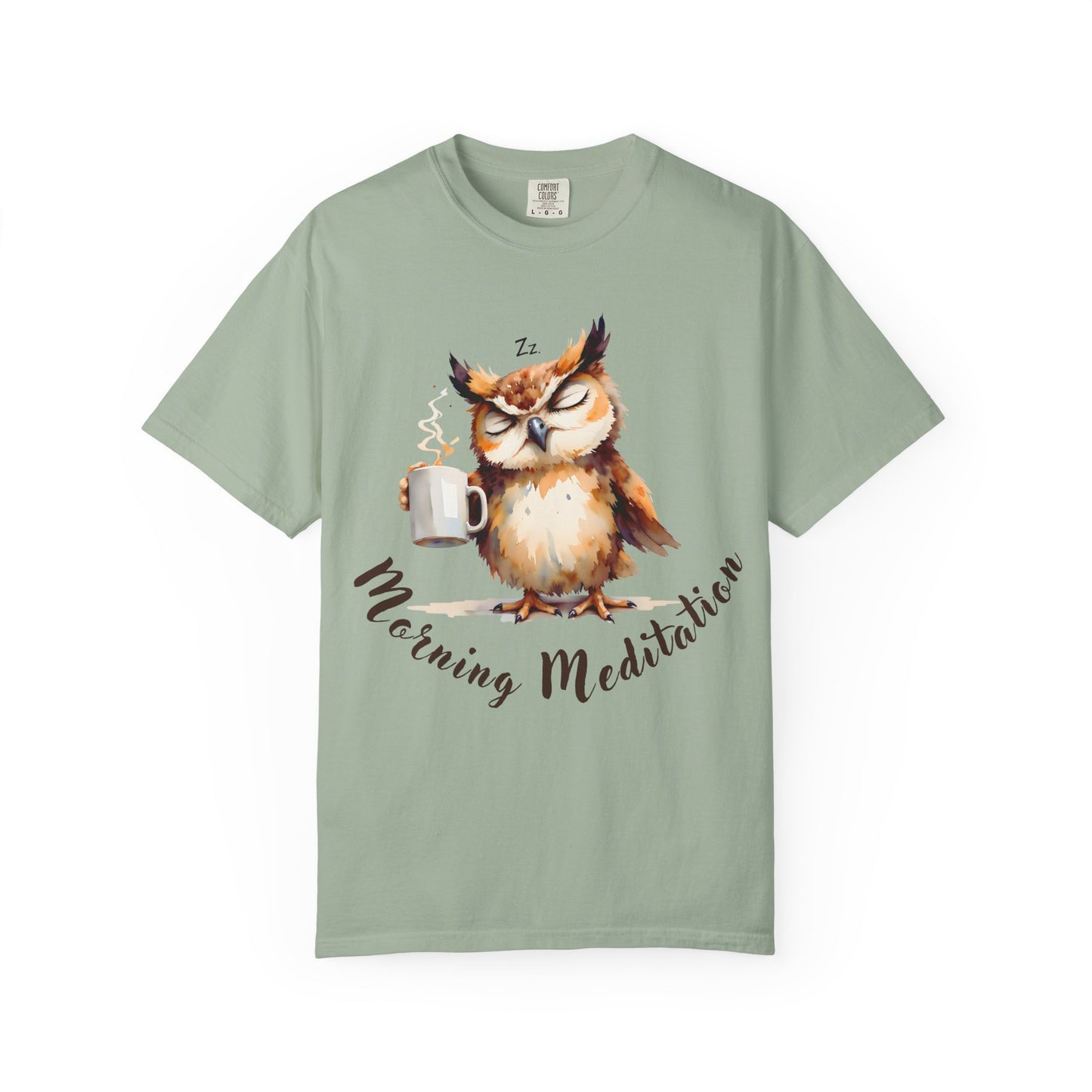 Morning Meditation Owl T-Shirt