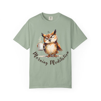 Morning Meditation Owl T-Shirt