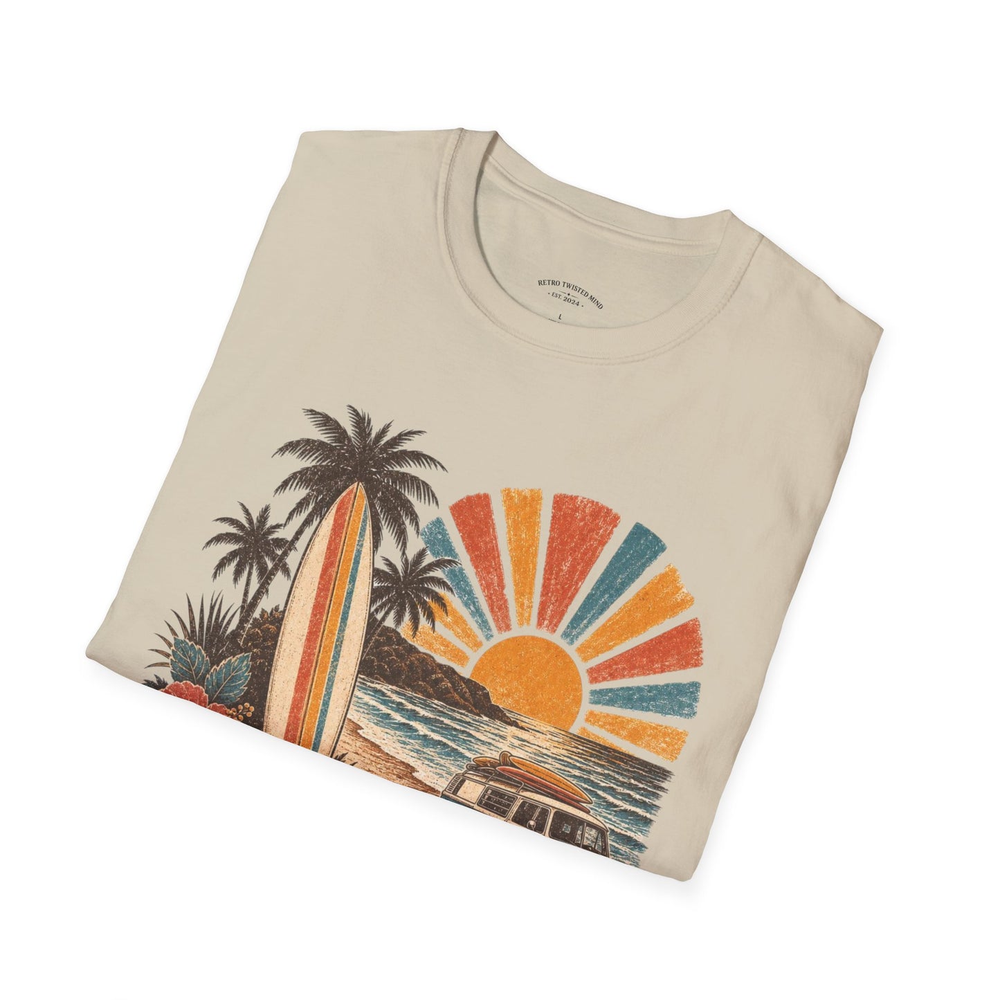 Retro Surf Sunset T-Shirt